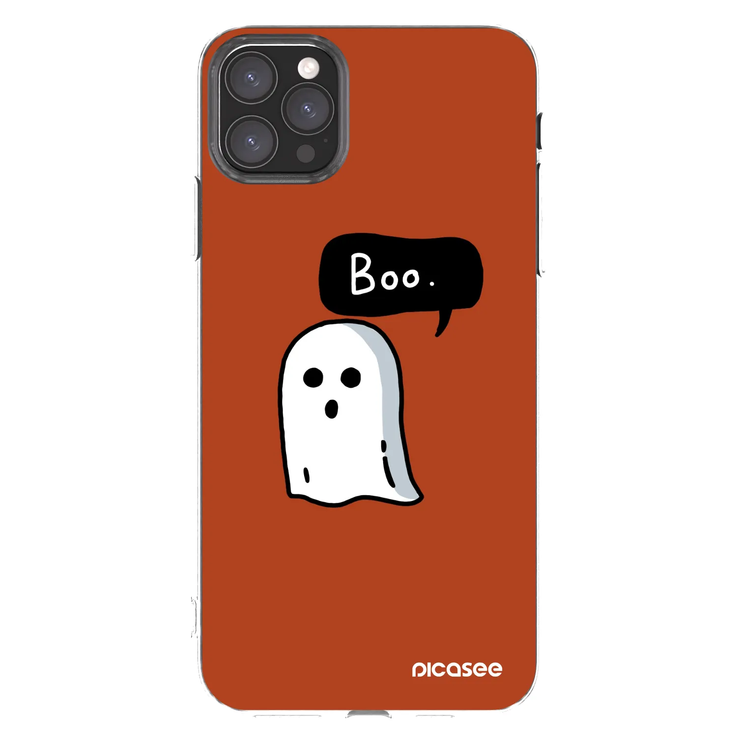 Picasee silikonový průhledný obal pro Apple iPhone 11 Pro Max - Boo