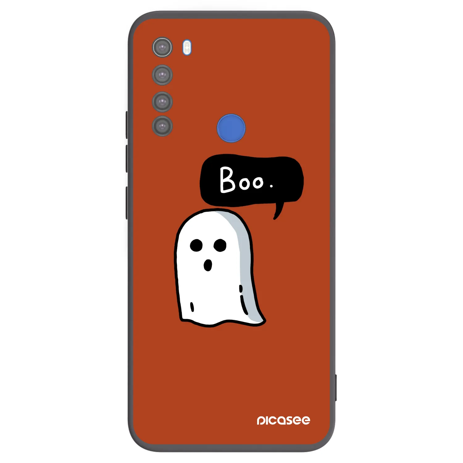 Picasee silikonový černý obal pro Xiaomi Redmi Note 8T - Boo