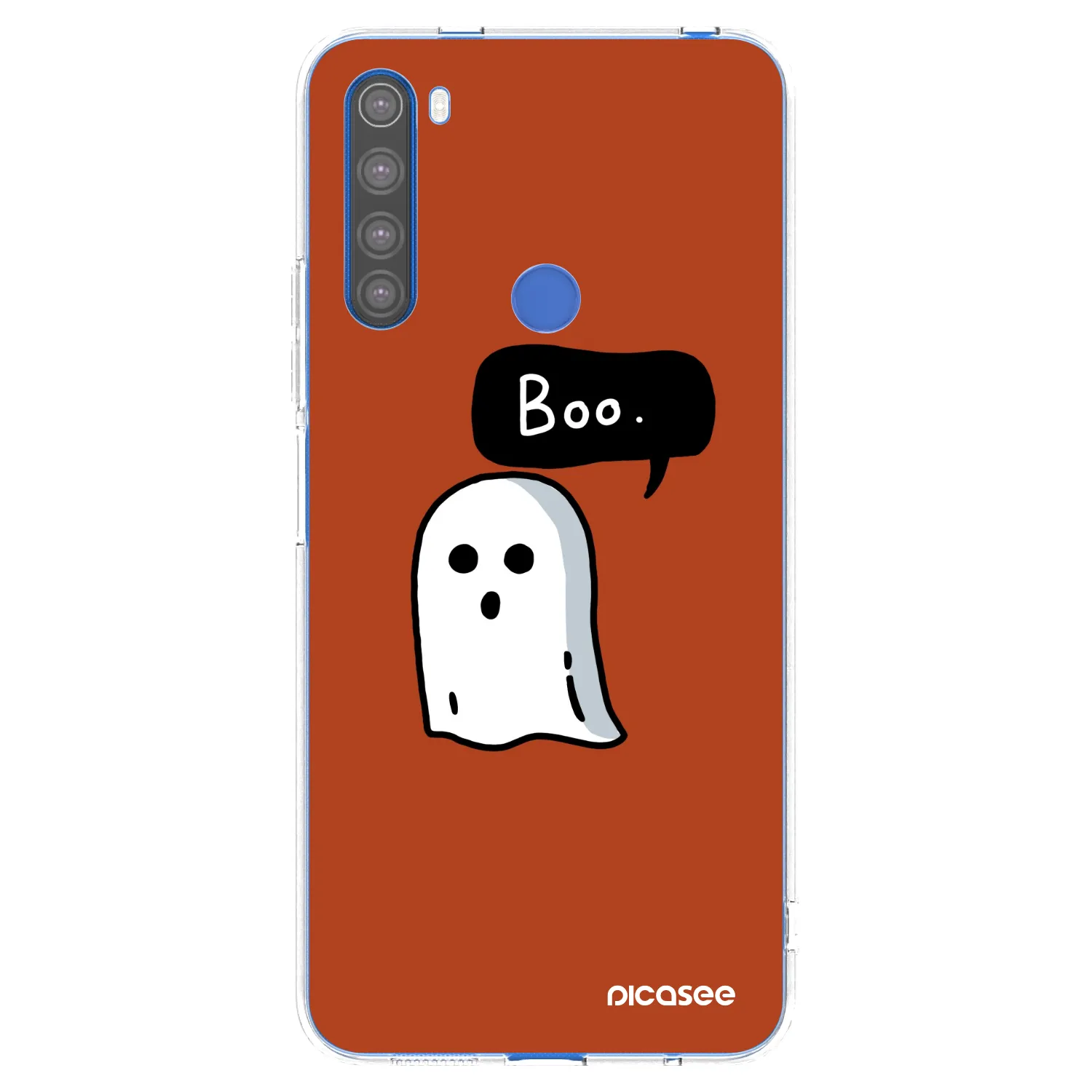 Picasee silikonový průhledný obal pro Xiaomi Redmi Note 8T - Boo