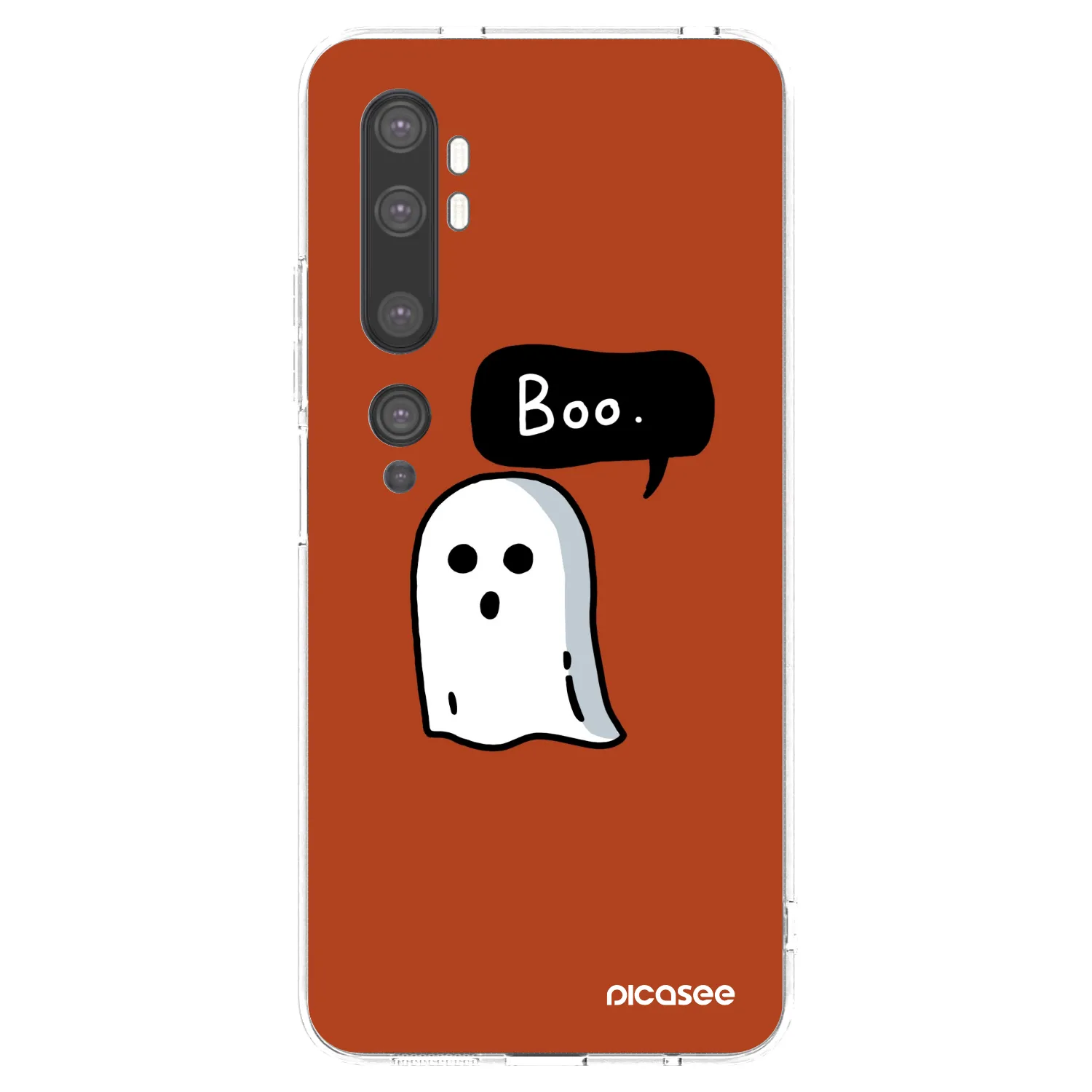 Picasee silikonový průhledný obal pro Xiaomi Mi Note 10 (Pro) - Boo