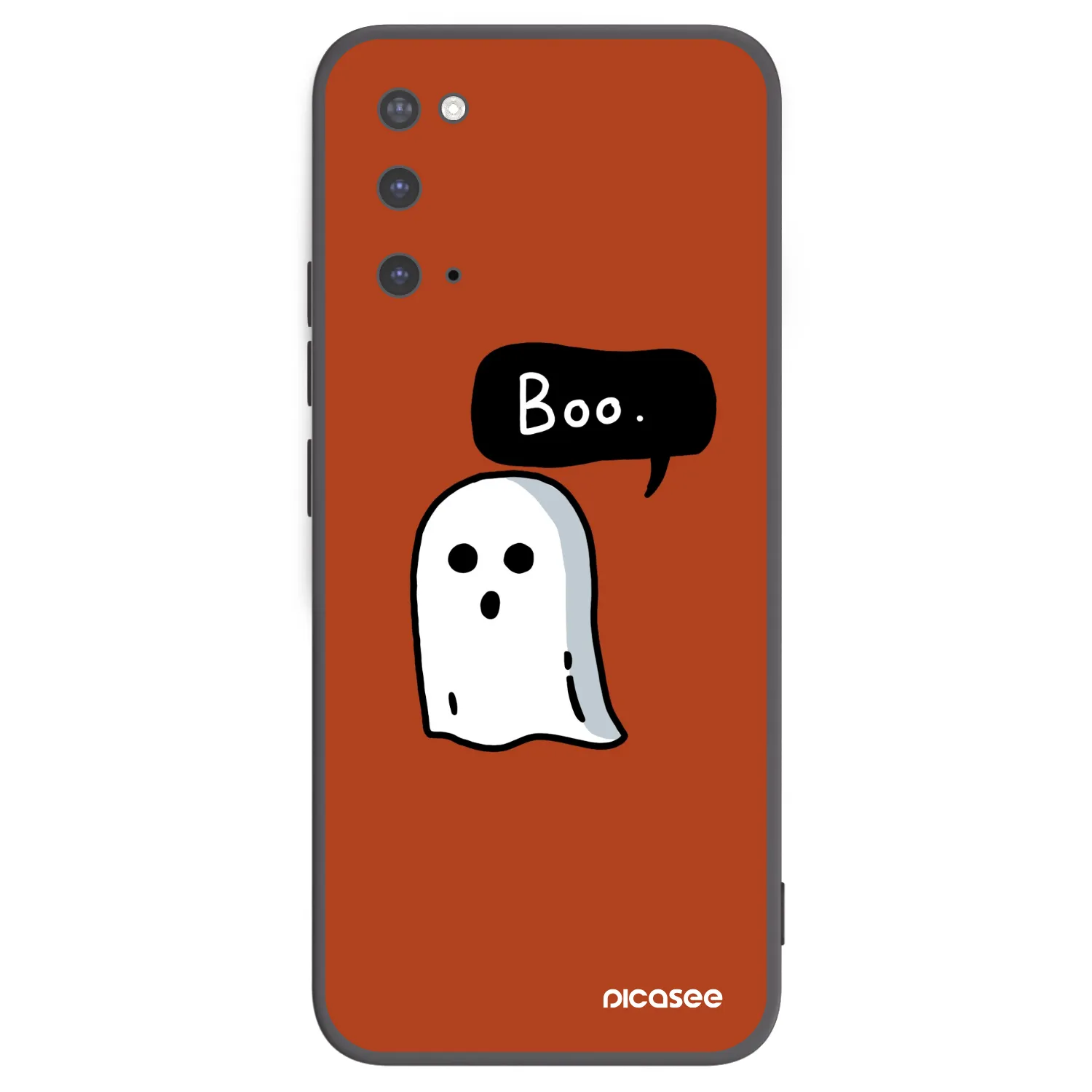 Picasee silikonový černý obal pro Samsung Galaxy S20 G980F - Boo