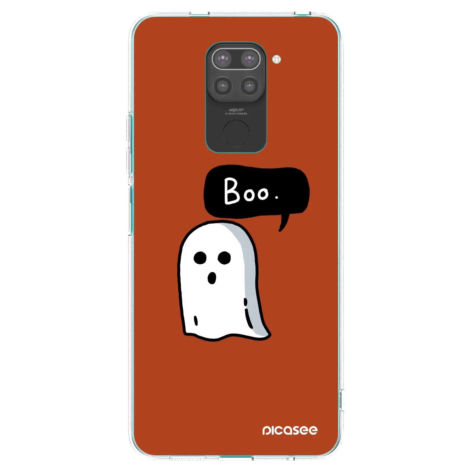 Picasee silikonový černý obal pro Xiaomi Redmi Note 9 - Boo