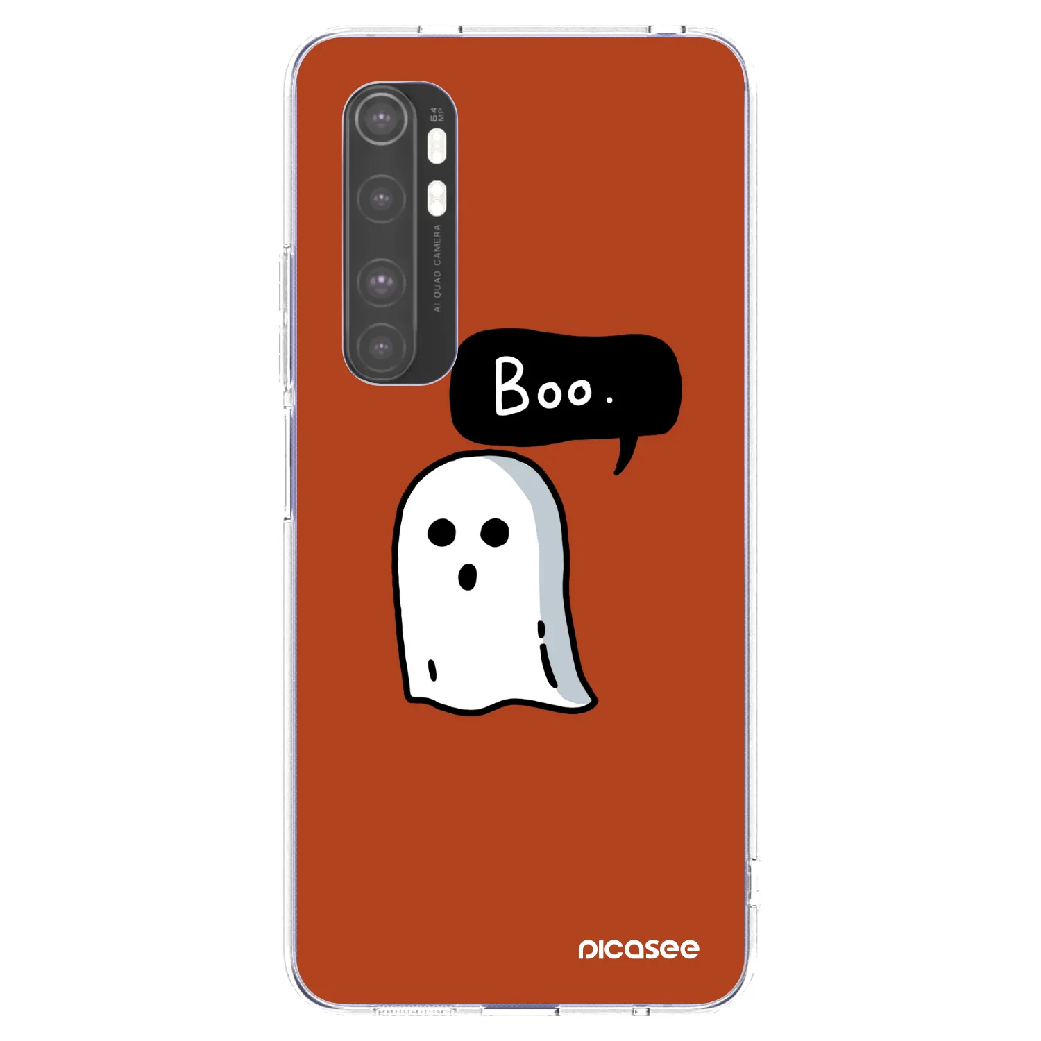 Picasee silikonový průhledný obal pro Xiaomi Mi Note 10 Lite - Boo