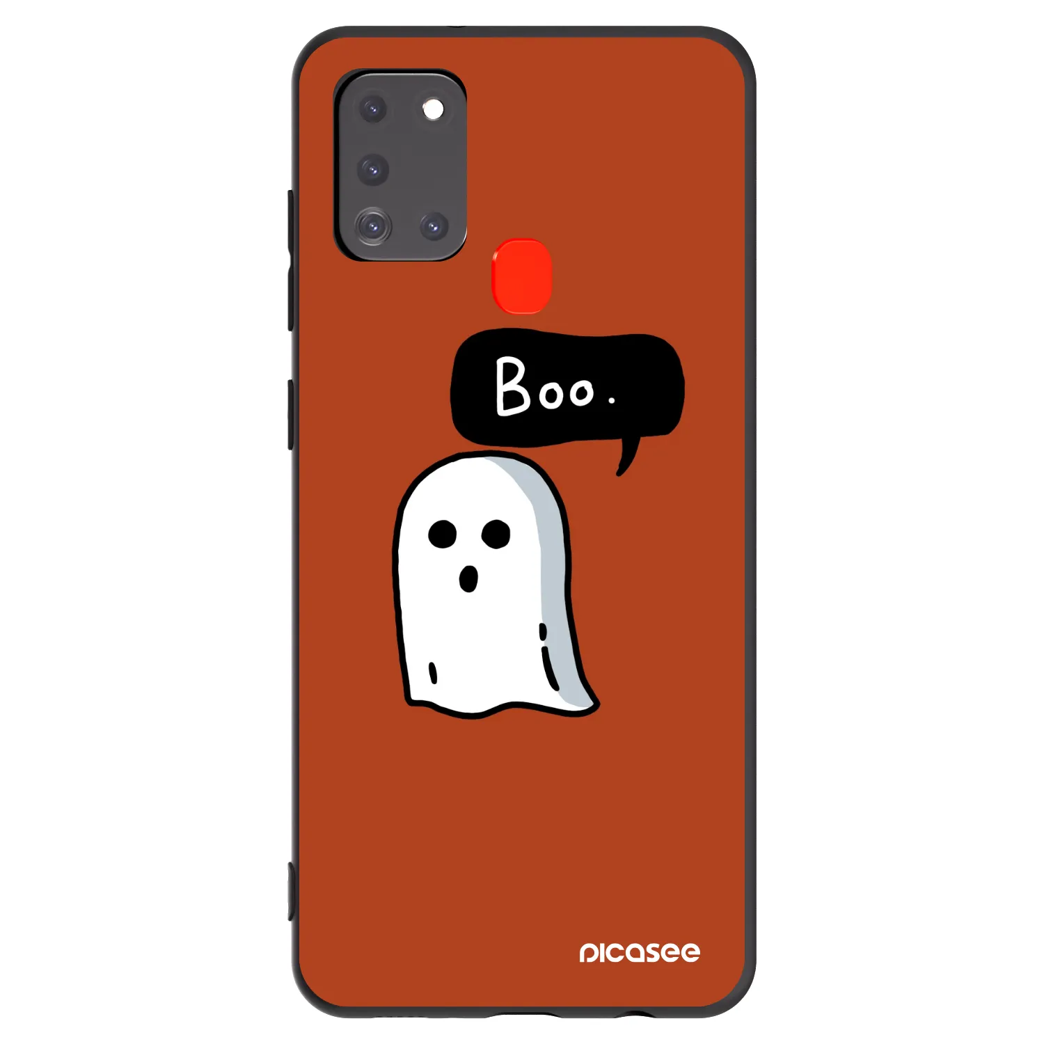 Picasee silikonový černý obal pro Samsung Galaxy A21s - Boo