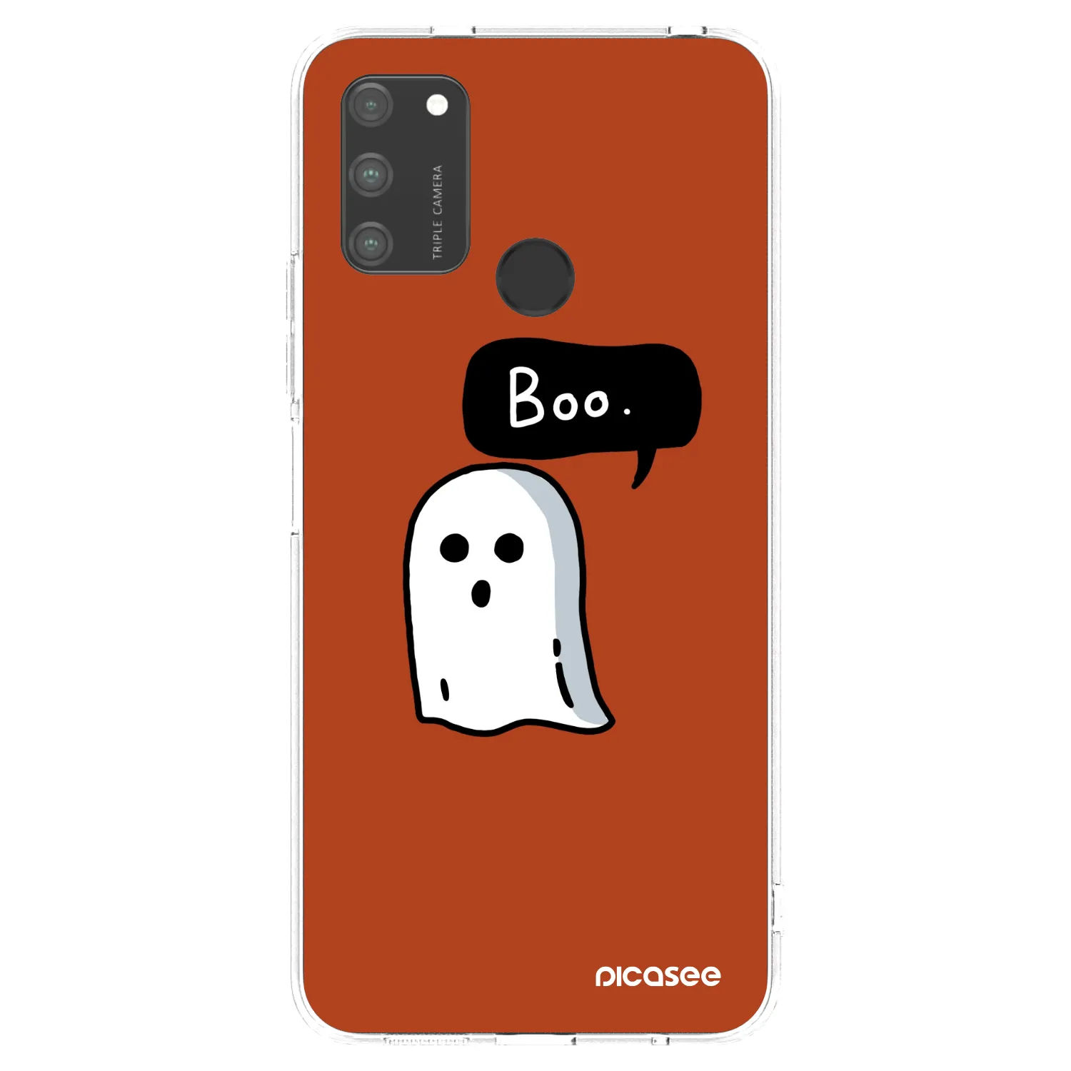 Picasee silikonový průhledný obal pro Honor 9A - Boo