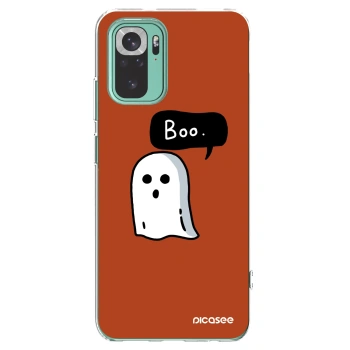 Picasee silikonový průhledný obal pro Xiaomi Redmi Note 10 Pro - Boo
