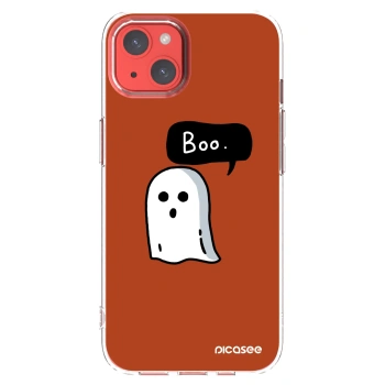 Picasee silikonový průhledný obal pro Apple iPhone 13 - Boo