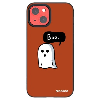 Picasee silikonový černý obal pro Apple iPhone 13 mini - Boo