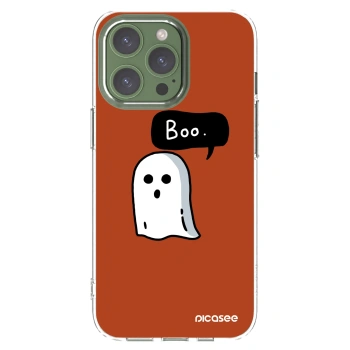Picasee silikonový průhledný obal pro Apple iPhone 13 Pro - Boo