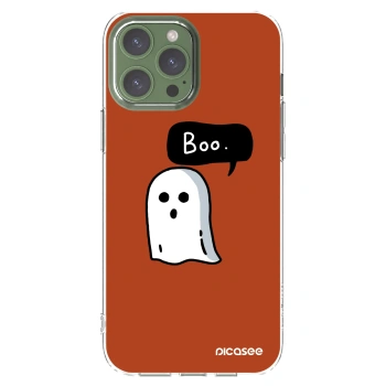 Picasee silikonový průhledný obal pro Apple iPhone 13 Pro Max - Boo