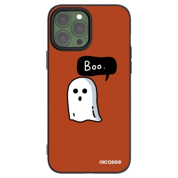 Picasee silikonový černý obal pro Apple iPhone 13 Pro Max - Boo