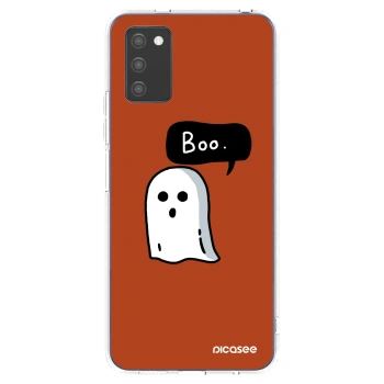 Picasee silikonový průhledný obal pro Samsung Galaxy A02s A025G - Boo