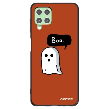 Picasee silikonový černý obal pro Samsung Galaxy A22 A225F 4G - Boo