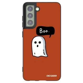 Picasee silikonový černý obal pro Samsung Galaxy S21 FE 5G - Boo