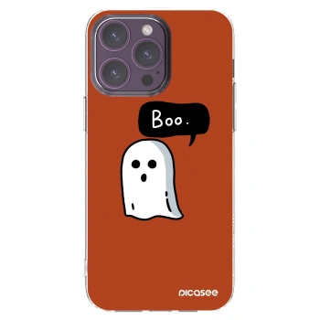 Picasee silikonový průhledný obal pro Apple iPhone 14 Pro Max - Boo