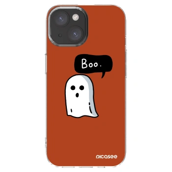 Picasee silikonový průhledný obal pro Apple iPhone 15 - Boo
