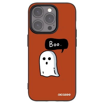Picasee silikonový černý obal pro Apple iPhone 15 Pro - Boo