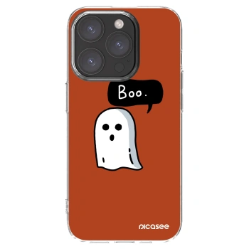 Picasee silikonový průhledný obal pro Apple iPhone 15 Pro - Boo