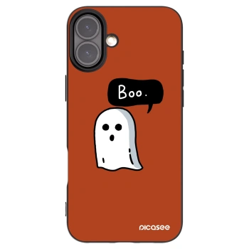 Picasee silikonový černý obal pro Apple iPhone 16 Plus - Boo