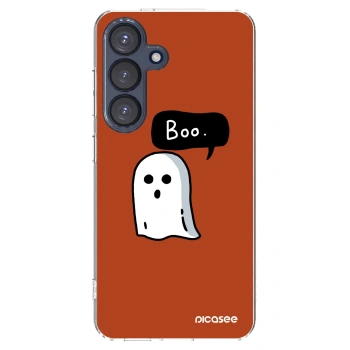Picasee silikonový průhledný obal pro Samsung Galaxy S25 5G - Boo