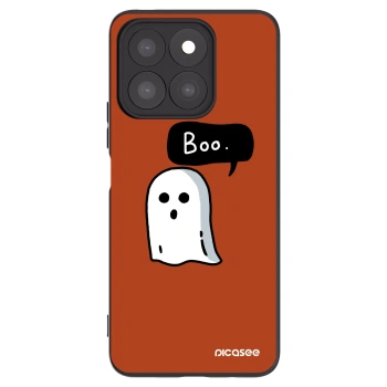 Picasee silikonový černý obal pro Honor X8c - Boo