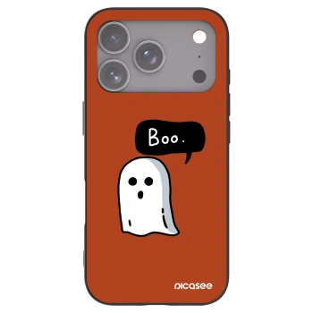 Picasee silikonový černý obal pro Apple iPhone 17 Pro - Boo
