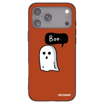 Picasee silikonový černý obal pro Apple iPhone 17 Pro Max - Boo