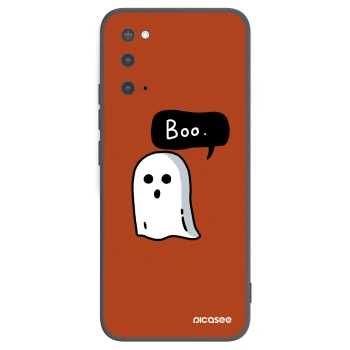 Picasee silikonový černý obal pro Samsung Galaxy S20 G980F - Boo