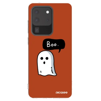 Picasee silikonový průhledný obal pro Samsung Galaxy S20 Ultra 5G G988F - Boo
