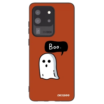 Picasee silikonový černý obal pro Samsung Galaxy S20 Ultra 5G G988F - Boo