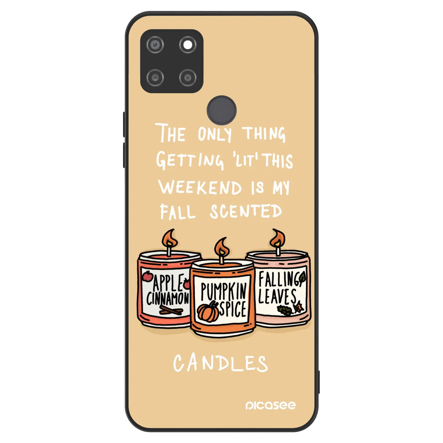 Picasee ULTIMATE CASE pro Realme C21Y - Candles