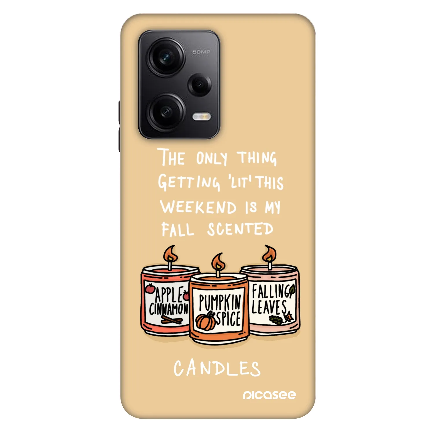 Picasee Fashion Case pro Xiaomi Redmi Note 12 Pro+ 5G - Candles