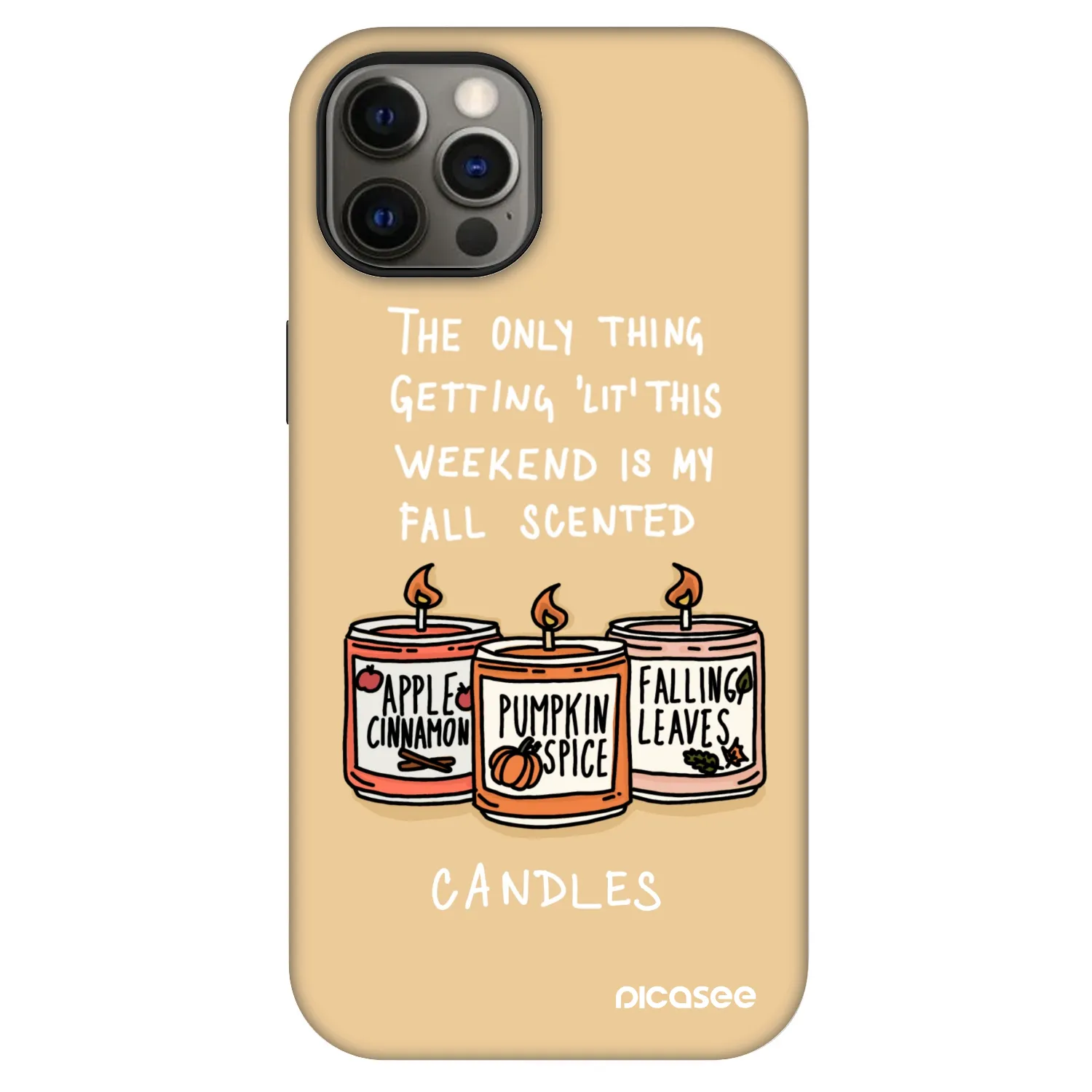 Picasee Fashion Case MagSafe Apple iPhone 12 Pro - Candles