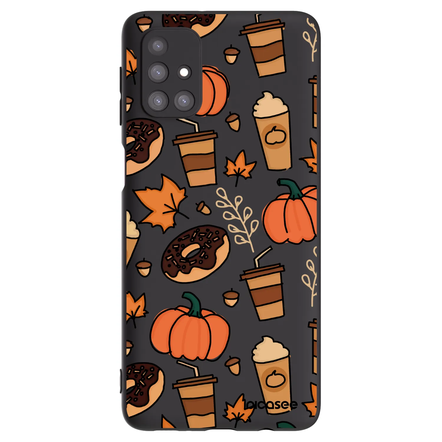 Picasee silikonový černý obal pro Samsung Galaxy M31s - Fallovers