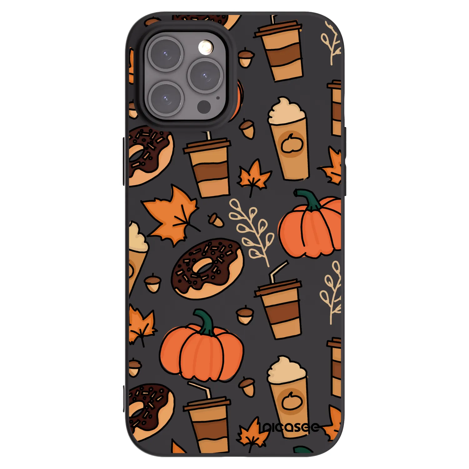 Picasee silikonový černý obal pro Apple iPhone 12 Pro Max - Fallovers