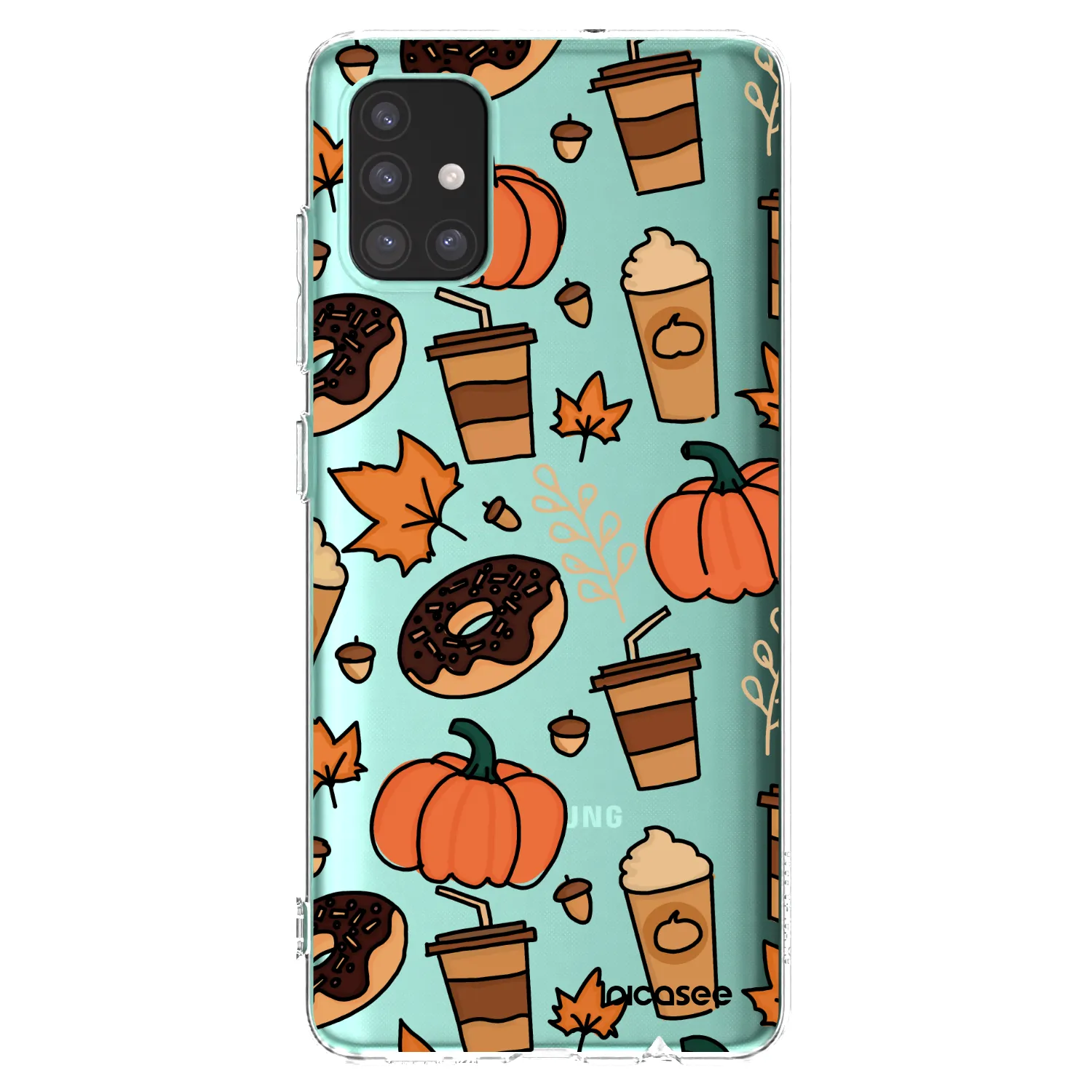 Picasee silikonový průhledný obal pro Samsung Galaxy M51 M515F - Fallovers