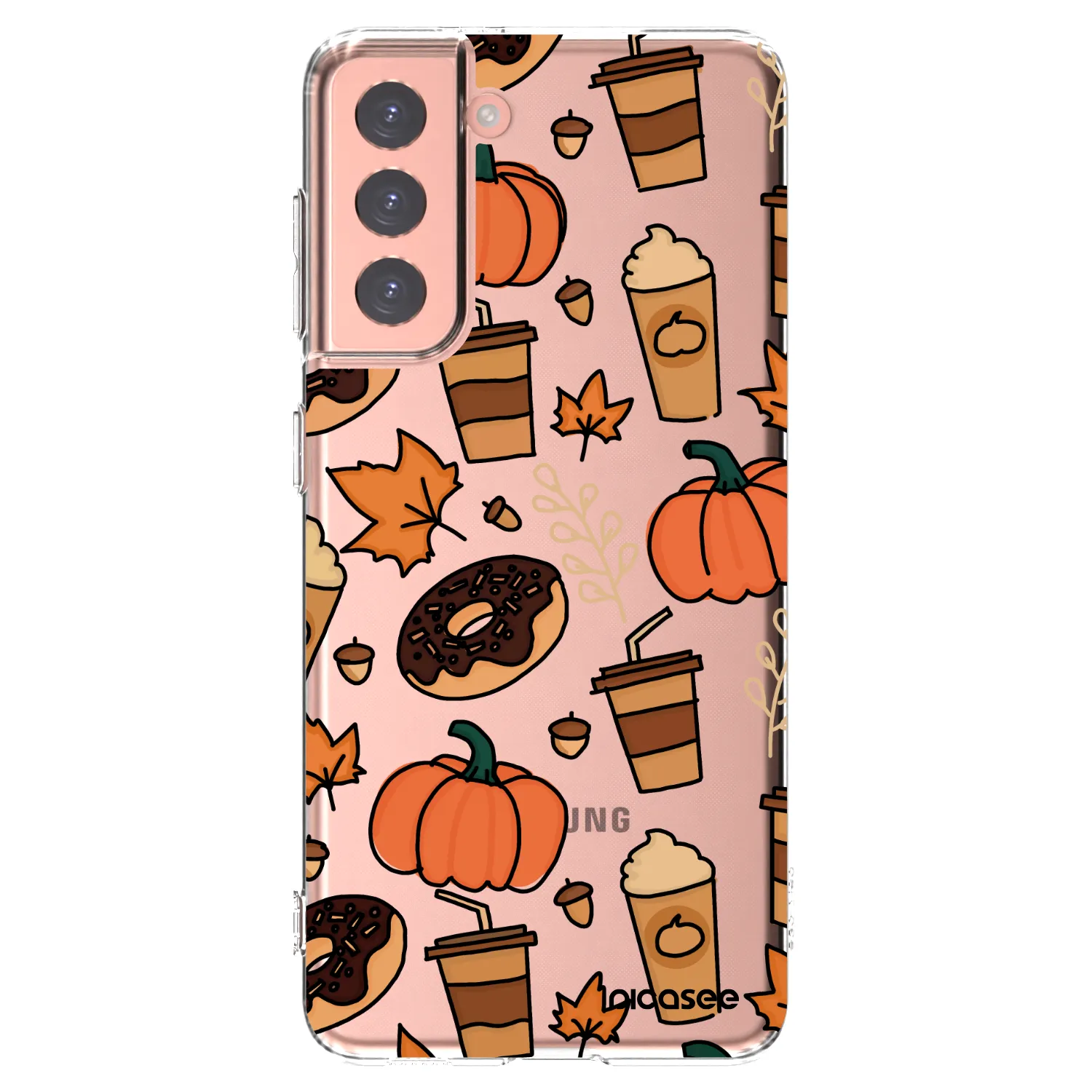 Picasee silikonový průhledný obal pro Samsung Galaxy S21 5G G991B - Fallovers