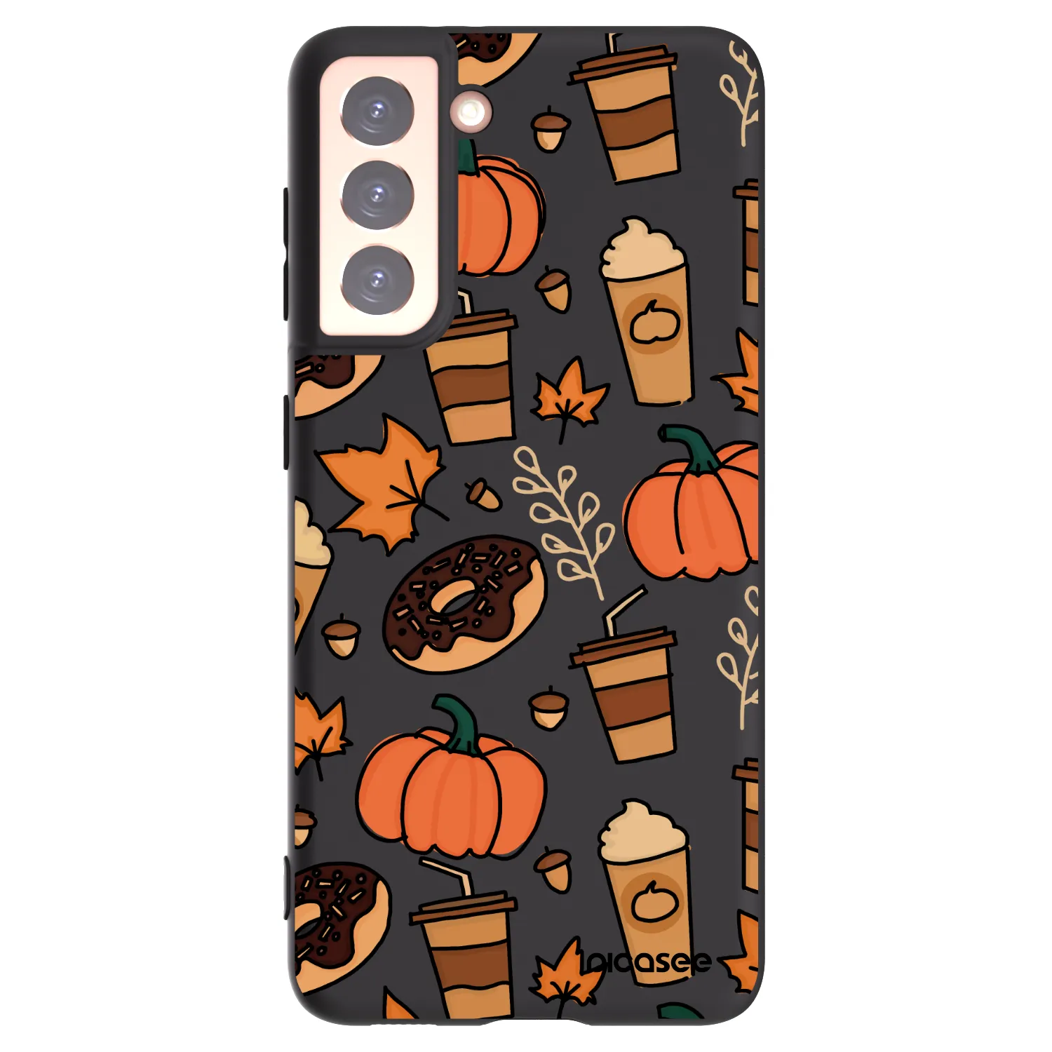 Picasee silikonový černý obal pro Samsung Galaxy S21 5G G991B - Fallovers
