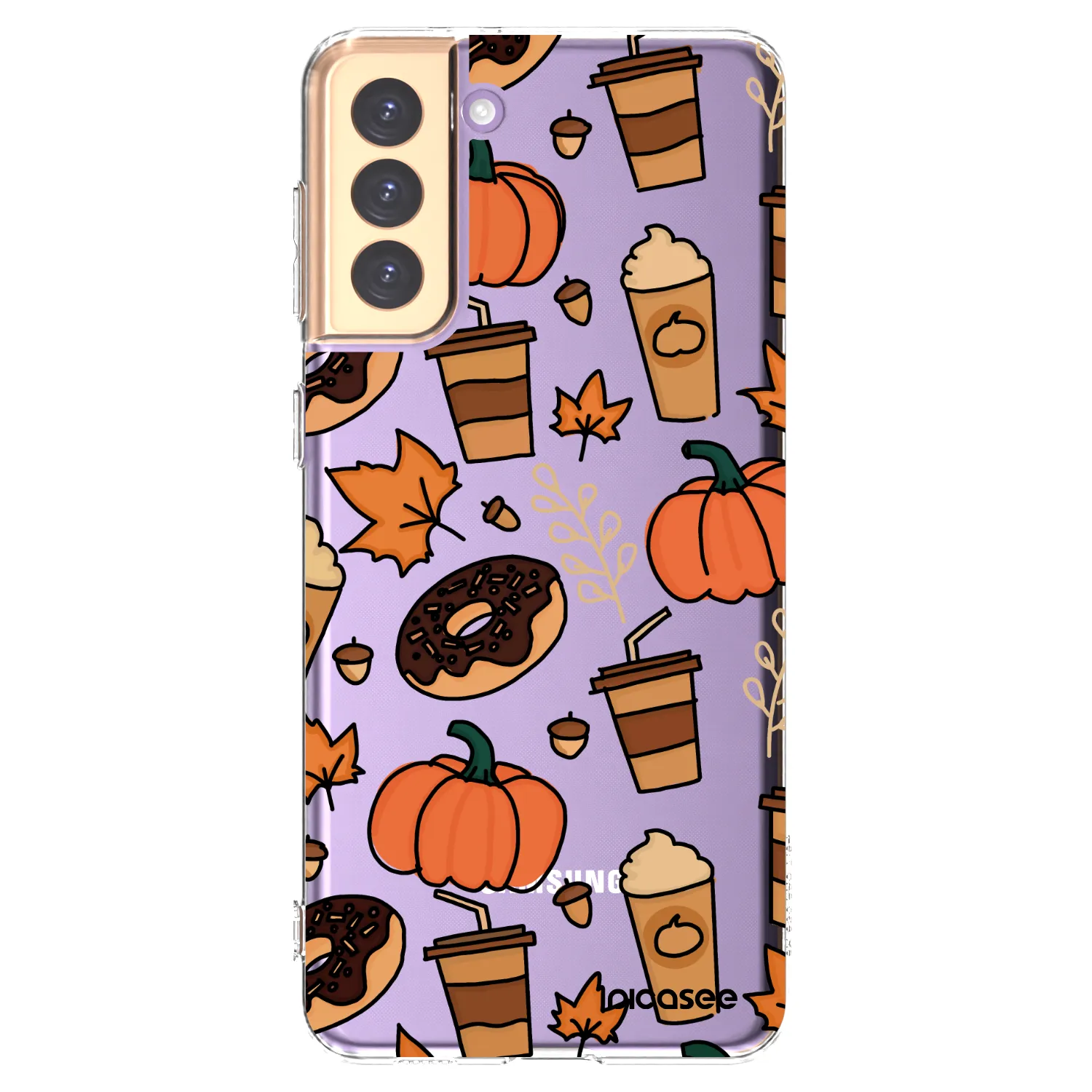 Picasee silikonový průhledný obal pro Samsung Galaxy S21+ 5G G996F - Fallovers