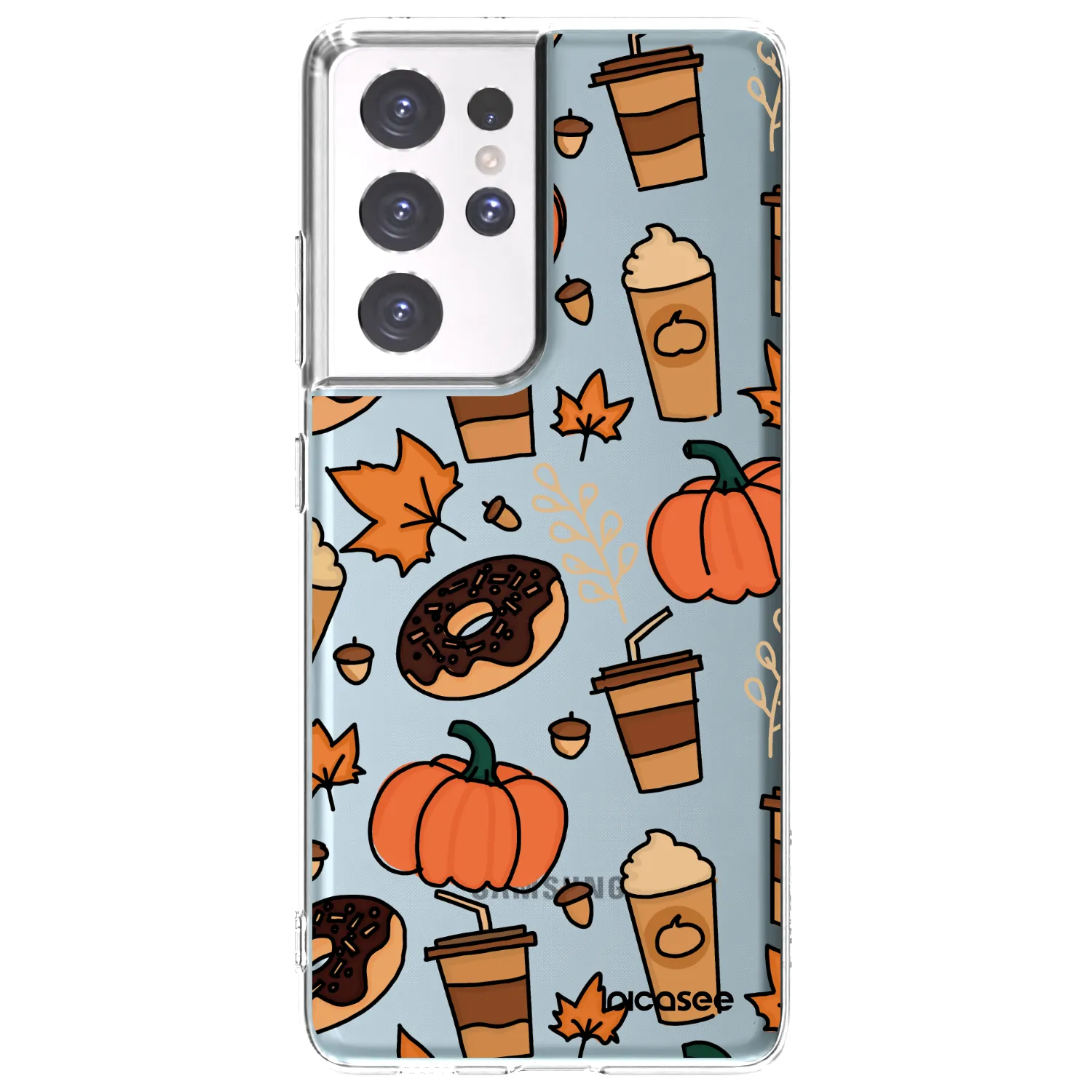 Picasee silikonový průhledný obal pro Samsung Galaxy S21 Ultra 5G G998B - Fallovers