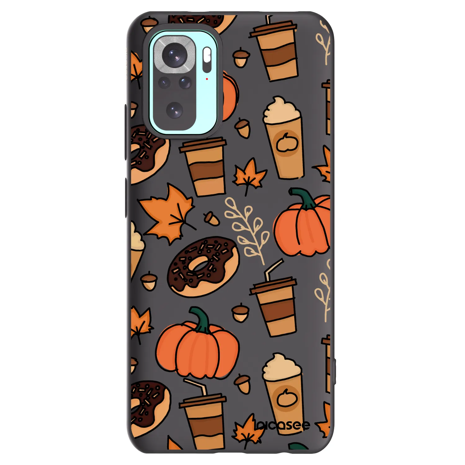Picasee silikonový černý obal pro Xiaomi Redmi Note 10 Pro - Fallovers