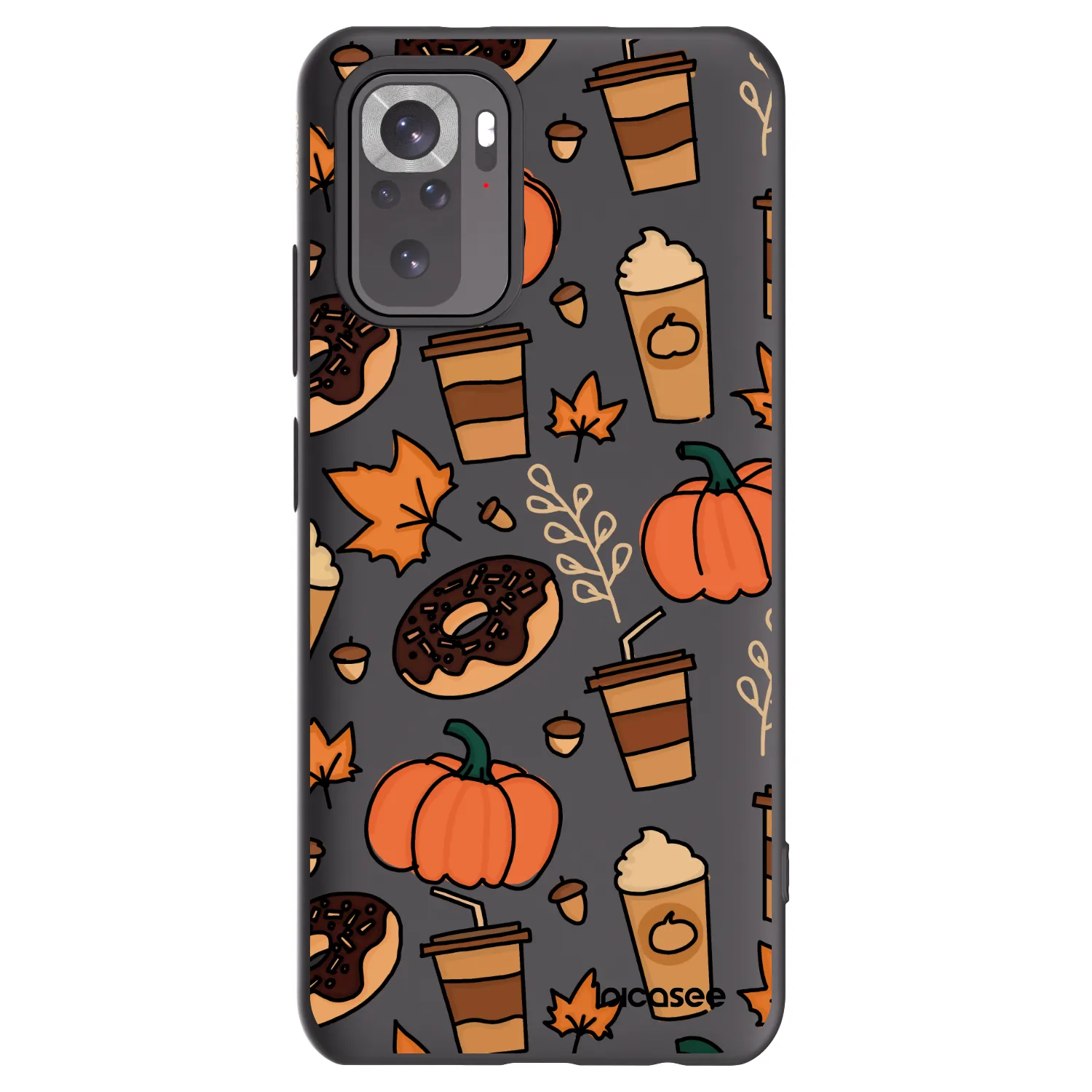 Picasee silikonový černý obal pro Xiaomi Redmi Note 10S - Fallovers