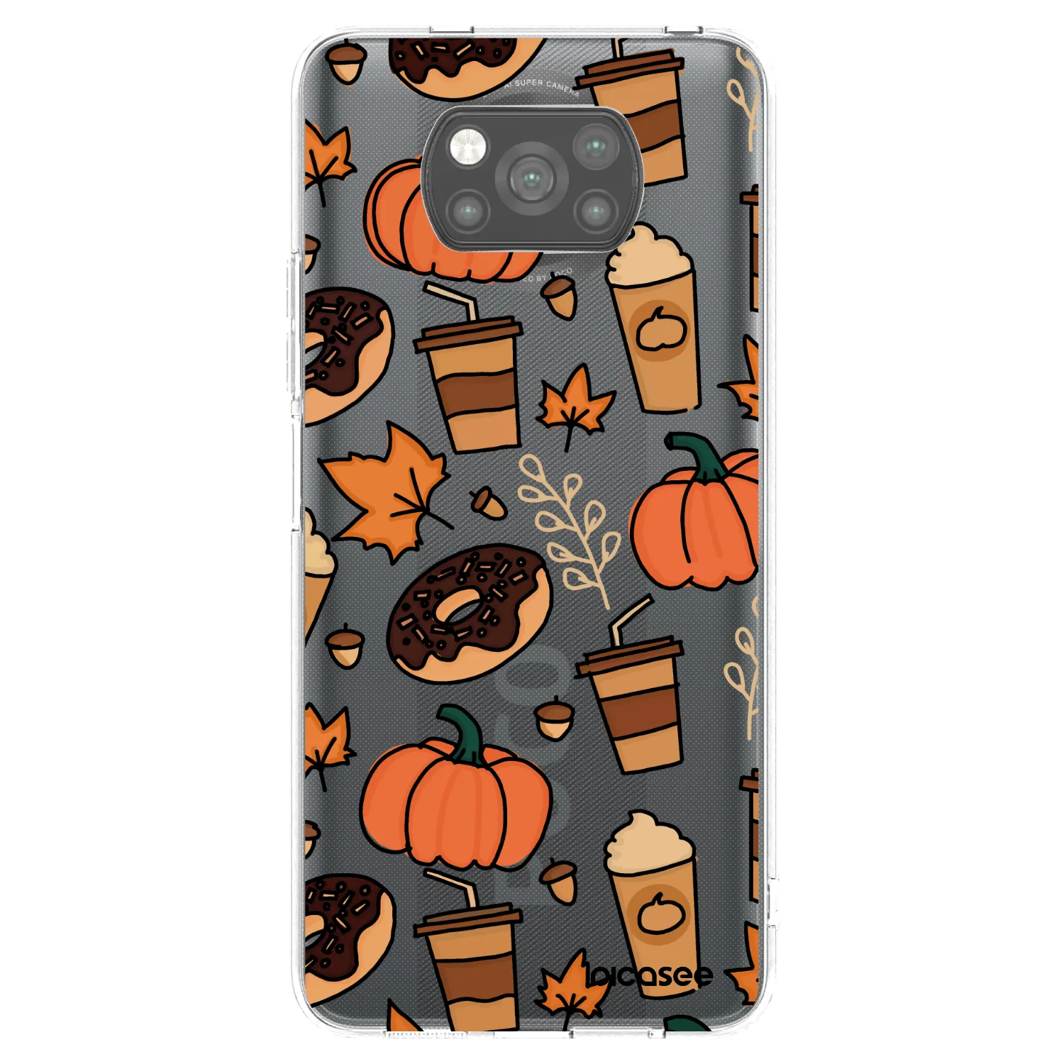Picasee silikonový černý obal pro Xiaomi Poco X3 Pro - Fallovers