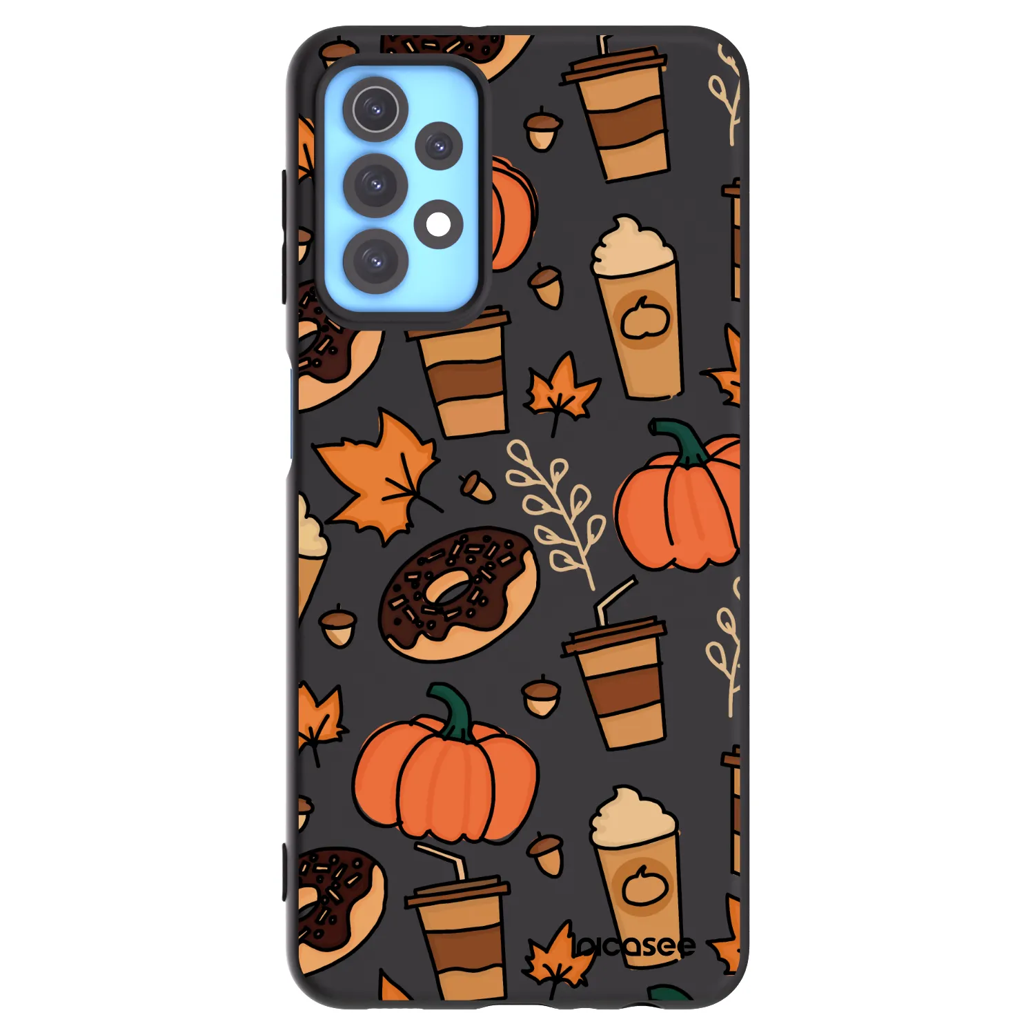 Picasee silikonový černý obal pro Samsung Galaxy A32 4G SM-A325F - Fallovers