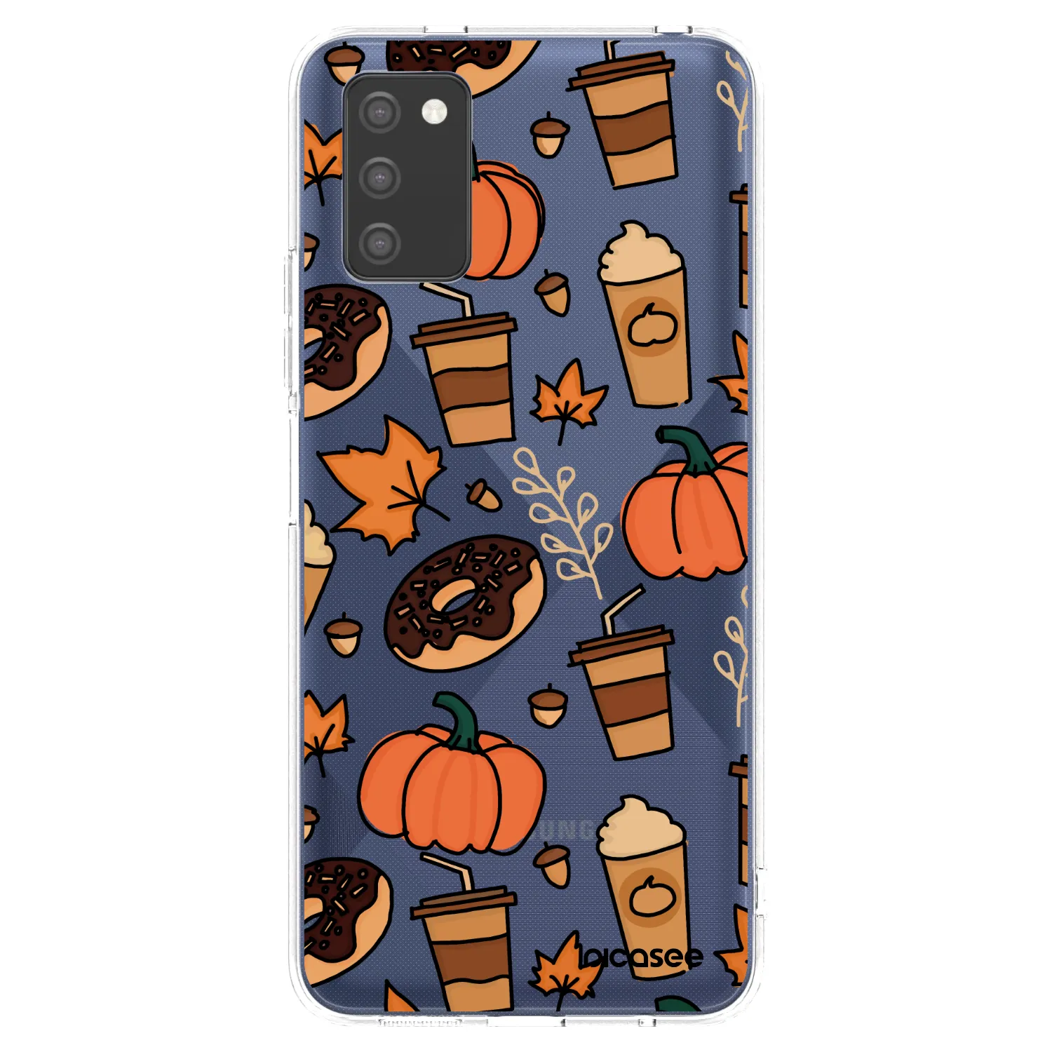 Picasee silikonový průhledný obal pro Samsung Galaxy A02s A025G - Fallovers