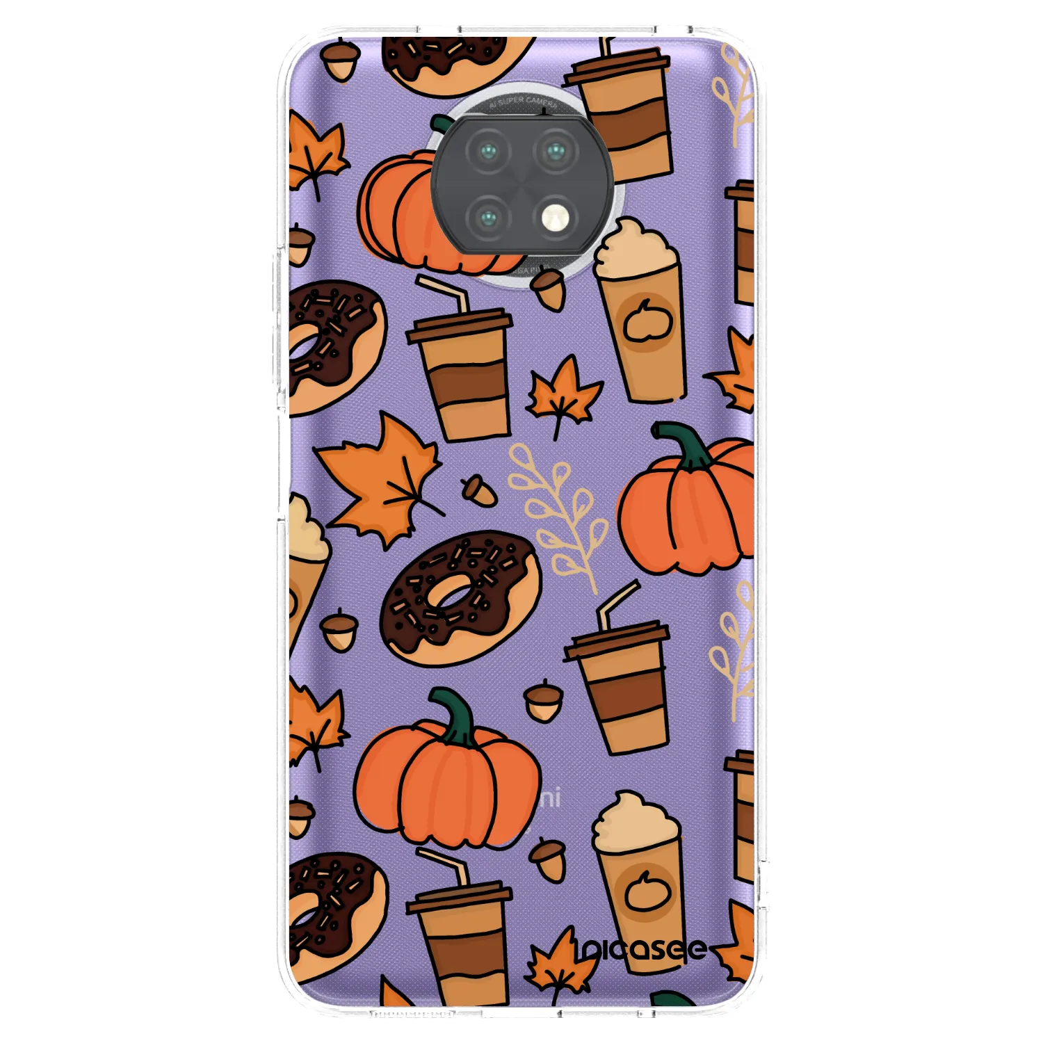 Picasee silikonový průhledný obal pro Xiaomi Redmi Note 9T - Fallovers