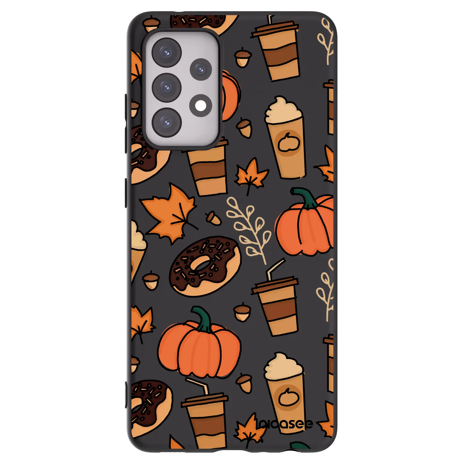 Picasee silikonový černý obal pro Samsung Galaxy A52s 5G A528B - Fallovers