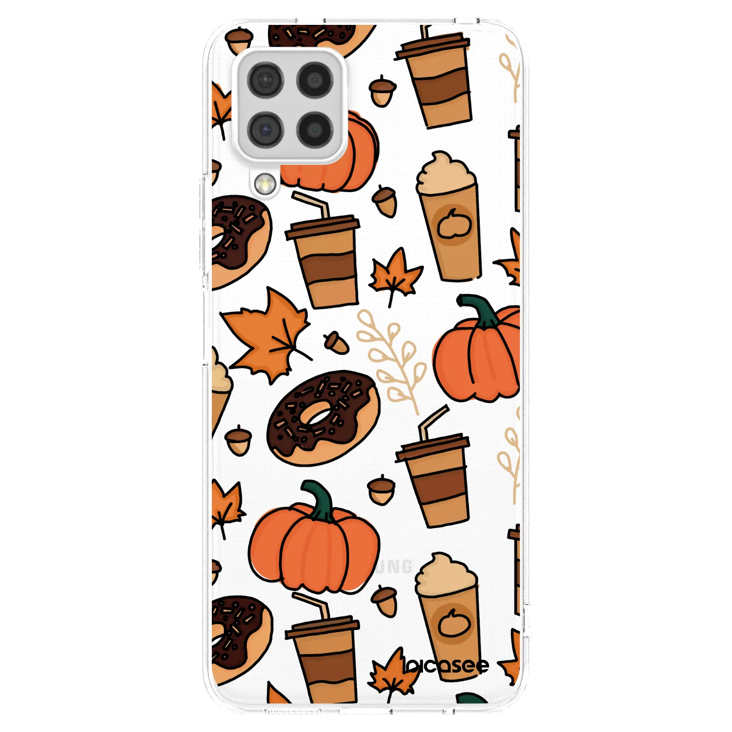 Picasee silikonový průhledný obal pro Samsung Galaxy A22 A225F 4G - Fallovers