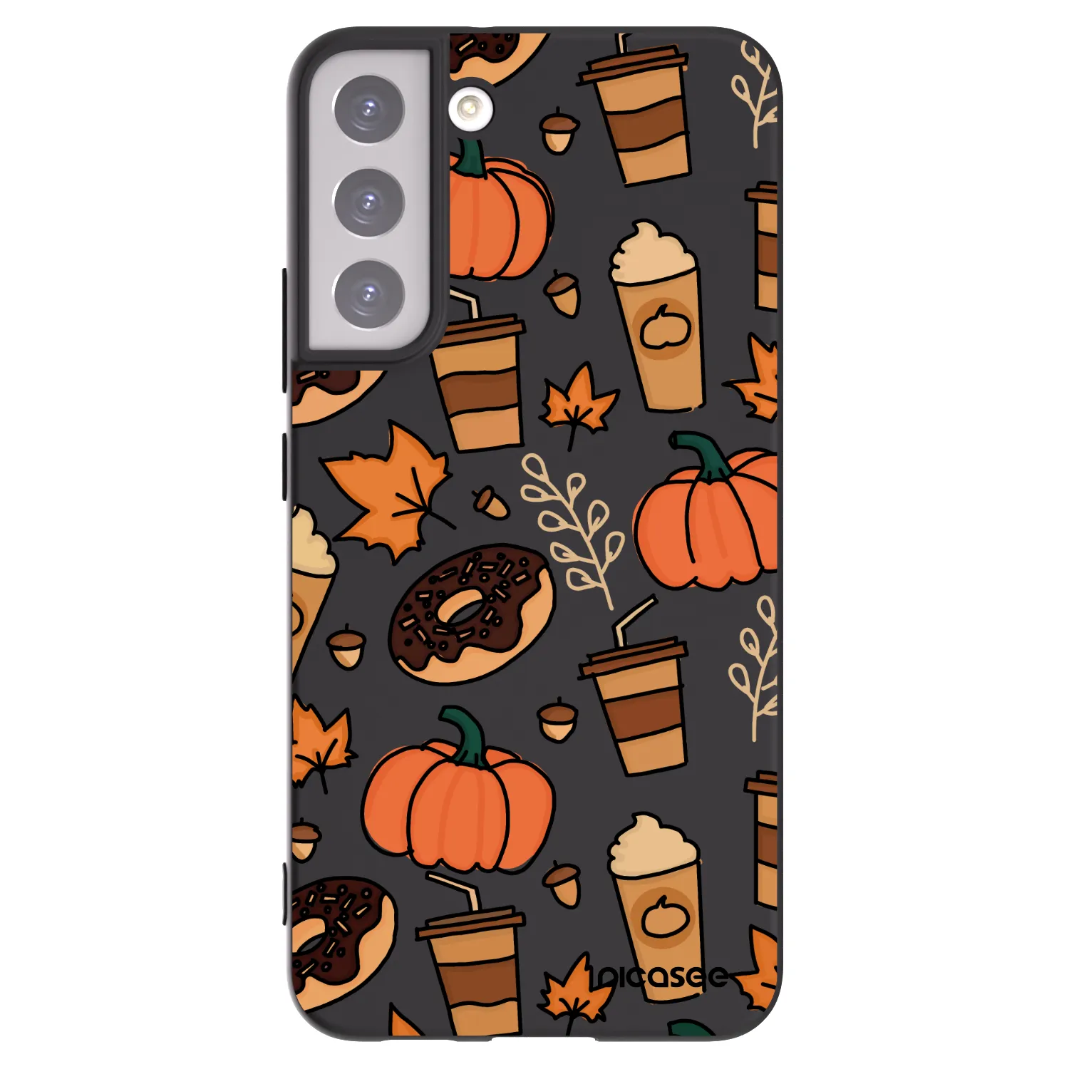 Picasee silikonový černý obal pro Samsung Galaxy S22+ 5G - Fallovers