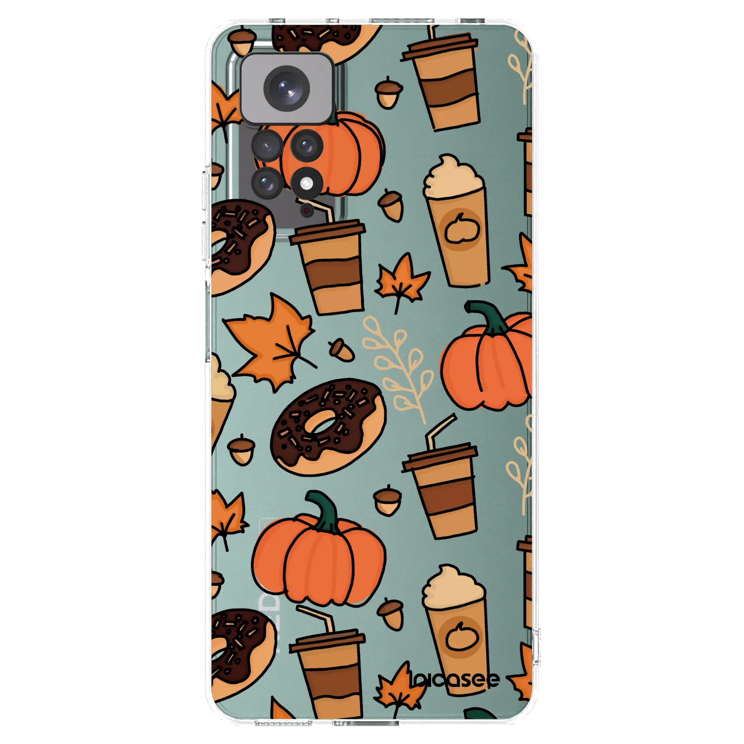 Picasee silikonový průhledný obal pro Xiaomi Redmi Note 11S 4G - Fallovers